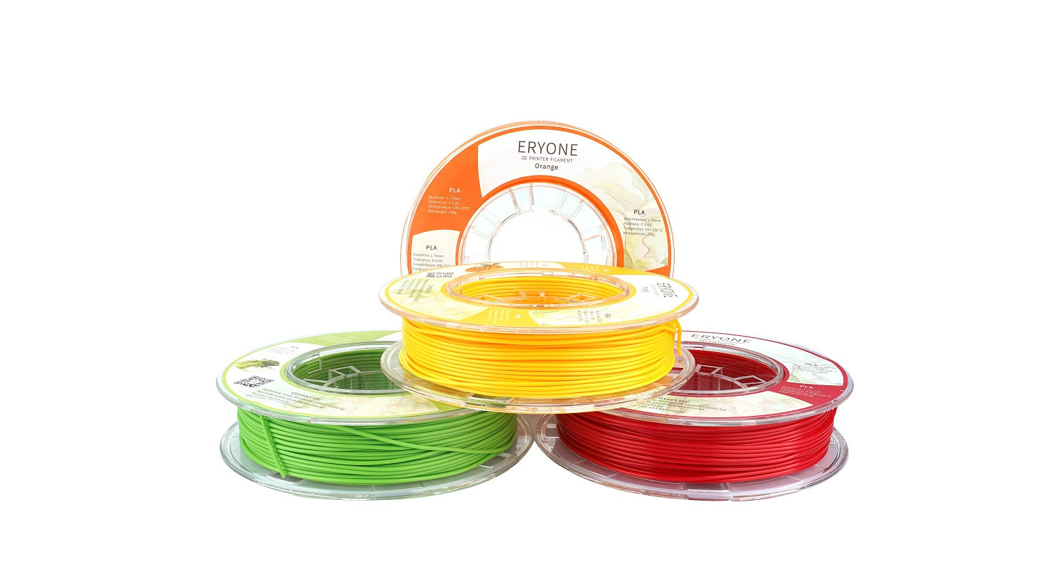 ERYONE 4ROLLS/250g (Total 1KG/2.2LBS) 1.75mm Scented 3D Printer Filament, Dimensional Accuracy +/- 0.05 mm