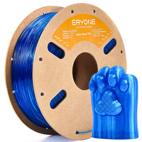 TPU Filament - 1.75mm±0.03mm (0.5kg & 1kg) - High speed-transparent blue-1KG