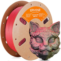 PLA Matte High-Speed Triple-Color Filament - 1.75mm±0.03mm (1kg) - PLA Matte Triple Color-Black & Red & Olive Green