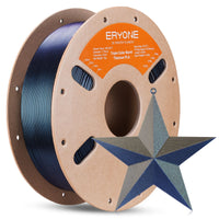 PLA Burnt Titanium Triple Filament - 1.75mm±0.03mm (1kg) - Triple Color-Blue & Gold & Green