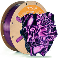 PLA Silk High-Speed Dual-Color Filament - 1.75mm±0.03mm (1kg) - PLA Silk Dual-Color-Purple&Black