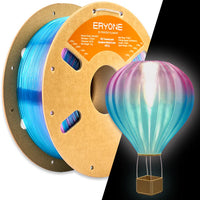 Clearance Sale-PETG Filament - 1.75mm±0.03mm (1kg) - High-speed Translucent Gradient Multicolor - Rose Red & Blue
