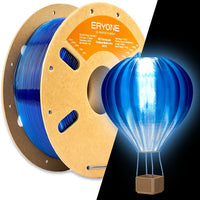 Clearance Sale-PETG Filament - 1.75mm±0.03mm (1kg) - High-speed Translucent Gradient Multicolor - Dark Blue & Clear