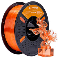 PETG Lite Filament - 1.75mm±0.03mm (1kg) - PETG-Lite-Transparent Orange