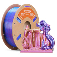 PLA Silk High-Speed Quadruple Filament - 1.75mm±0.03mm (1kg) - PLA Silk Quadruple-Electric Night (Neon Purple & Bright Blue & Neon Pink & Neon Yellow)