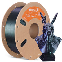PLA Burnt Titanium Dual Filament - 1.75mm±0.03mm (1kg) - Dual Color-Green & Purple Blue