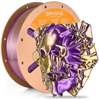 PLA Silk High-Speed Dual-Color Filament - 1.75mm±0.03mm (1kg) - PLA Silk Dual-Color-Gold&Purple