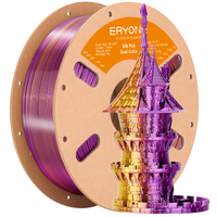 PLA Silk Dual-Color Filament - 1.75mm±0.03mm (1kg) - Gold&Purple