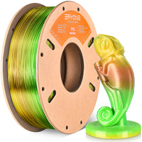 3D Printer Filament, TPU Rainbow Filament - 1.75mm±0.03mm (0.5kg) - Aurora Rainbow-0.5KG