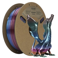 (Pre-Sale)PLA Silk Rainbow Filament，1.75mm±0.03mm (1kg)(Daneil) - Matte Rainbow-Watercolor 5 color