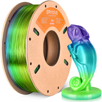 3D Printer Filament, TPU Rainbow Filament - 1.75mm±0.03mm (0.5kg) - Sea Glass Rainbow-0.5KG