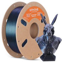 PLA Burnt Titanium Dual Filament - 1.75mm±0.03mm (1kg) - Dual Color-Black & Blue