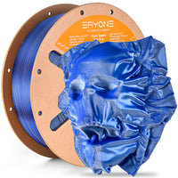 PLA Silk High-Speed Dual-Color Filament - 1.75mm±0.03mm (1kg) - PLA Silk Dual-Color-Midnight Blue&Silver