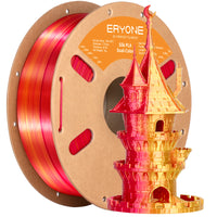 PLA Silk Dual-Color Filament - 1.75mm±0.03mm (1kg) - Red&Gold