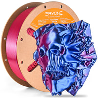 PLA Silk High-Speed Dual-Color Filament - 1.75mm±0.03mm (1kg) - PLA Silk Dual-Color-Blue&Red