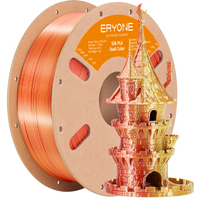 PLA Silk Dual-Color Filament - 1.75mm±0.03mm (1kg) - Gold&Copper