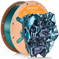 PLA Silk High-Speed Dual-Color Filament - 1.75mm±0.03mm (1kg) - PLA Silk Dual-Color-Dark Green&Black