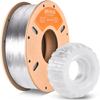 TPU Filament - 1.75mm±0.03mm (0.5kg & 1kg) - Transparent-0.5kg
