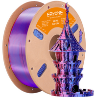 PLA Silk Dual-Color Filament - 1.75mm±0.03mm (1kg) - Red&Blue