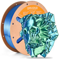 PLA Silk High-Speed Dual-Color Filament - 1.75mm±0.03mm (1kg) - PLA Silk Dual-Color-Blue&Green