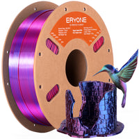 PLA Silk Triple-Color Filament - 1.75mm±0.03mm (1kg) - High Speed-Red&Blue&Green