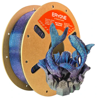 PLA Burnt Titanium Filament - 1.75mm±0.03mm (1kg) - Rainbow-Fantasy Glaze (Rose Red & Dark Gold & Green & Blue & Purple Blue)