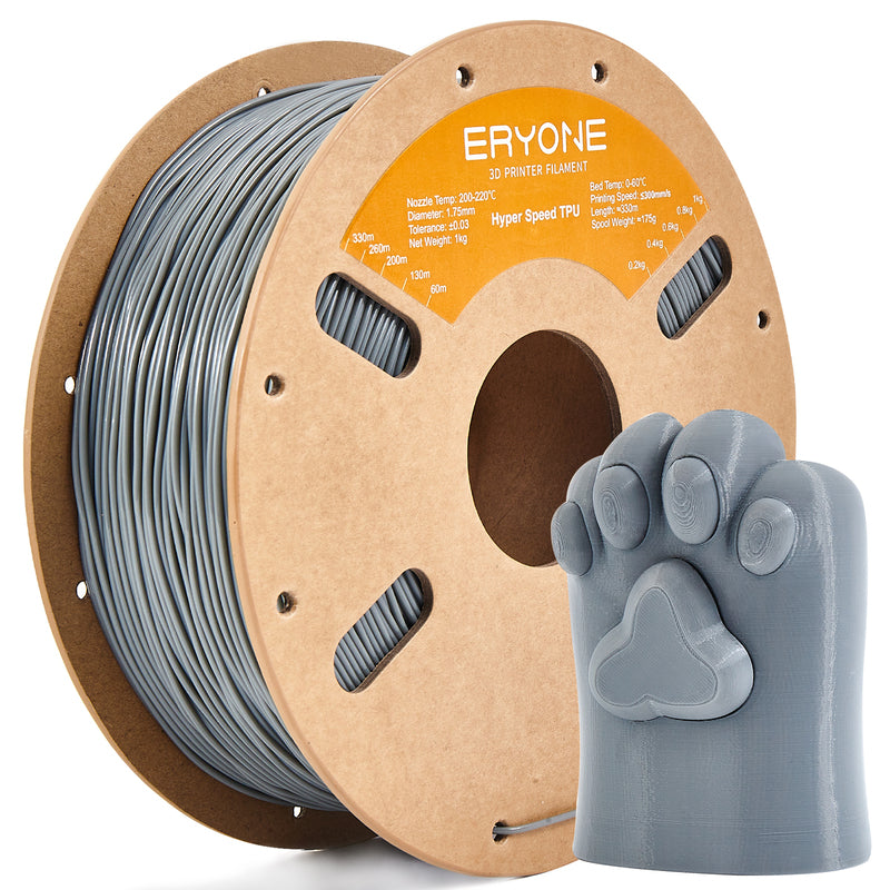 ERYONE 1.75mm TPU 3D Printer Filament, Dimensional Accuracy +/- 0.05 mm, 0.5kg (1.1 LB) / Spool