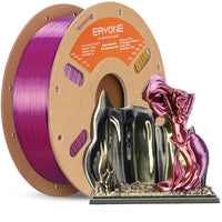 PLA Silk High-Speed Quadruple Filament - 1.75mm±0.03mm (1kg) - PLA Silk Quadruple-Twilight Glow (Black & Red & Dark Purple & Gold)