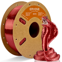 PLA Silk Filament - 1.75mm±0.03mm (1kg) - PLA Silk-Scarlet