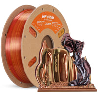 PLA Silk High-Speed Quadruple Filament - 1.75mm±0.03mm (1kg) - PLA Silk Quadruple-Gorgeous Harmony (Black & Gold & Red & Green)