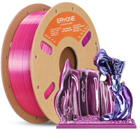 PLA Silk High-Speed Quadruple Filament - 1.75mm±0.03mm (1kg) - PLA Silk Quadruple-Cold Flame Night Attack (Dark Purple & Magenta & Pink & Sky Blue)