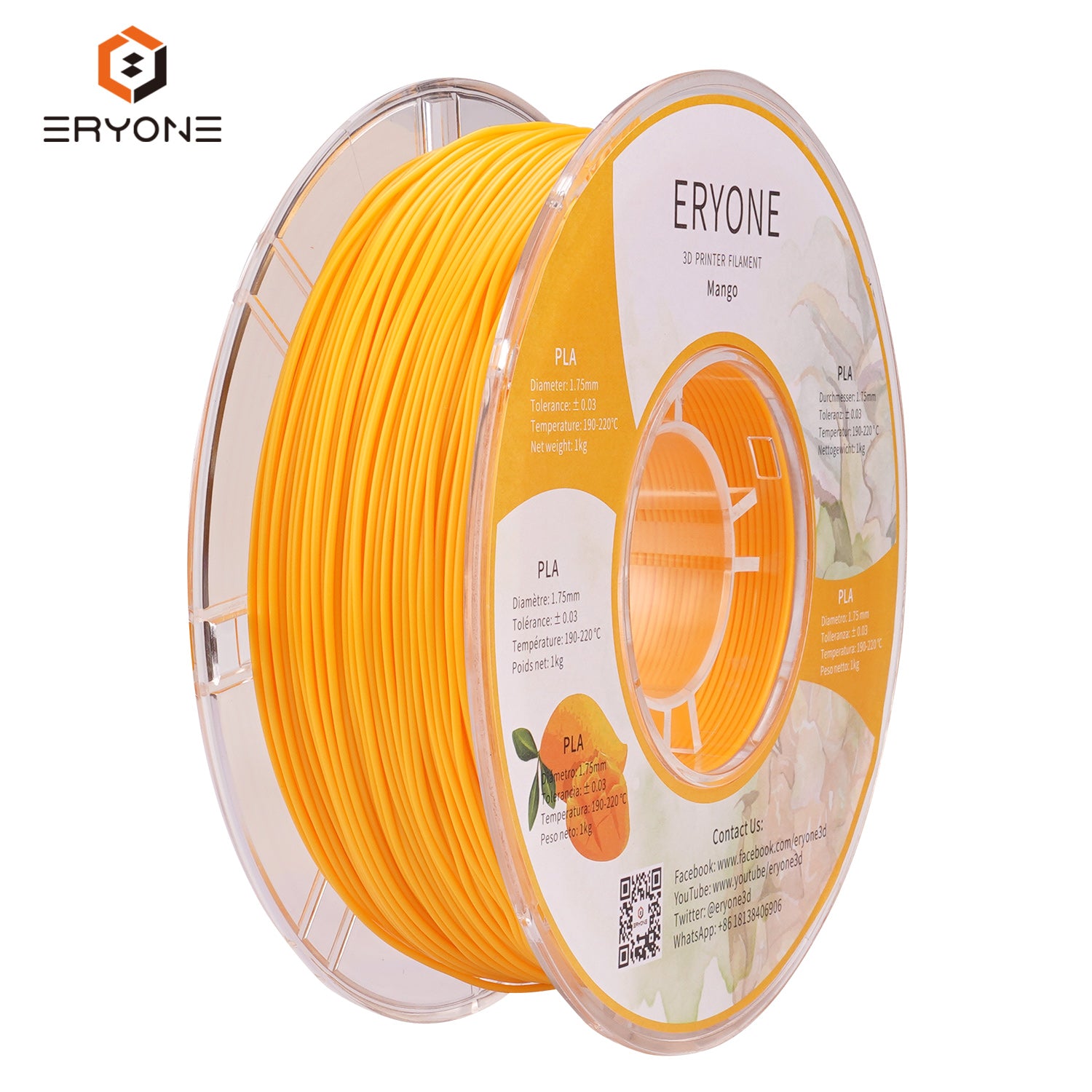 ERYONE All Series products 3D Printing 1kg +FREE SHIPPING(MOQ:5 rolls,can mix color)