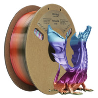 PLA Silk Rainbow Filament - 1.75mm±0.03mm (1kg) - PLA Rainbow Silk-Candy