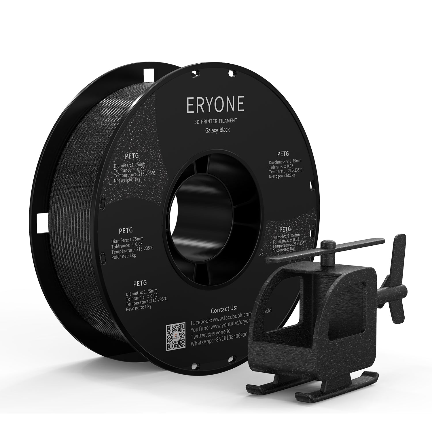 Pre-sale ERYONE Galaxy PETG 3D Printer Filament 1.75mm, Dimensional Accuracy +/- 0.05 mm, 1kg (2.2LBS) / Spool
