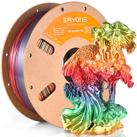 PLA Silk Rainbow Filament - 1.75mm±0.03mm (1kg) - PLA Rainbow Silk-Color Palette