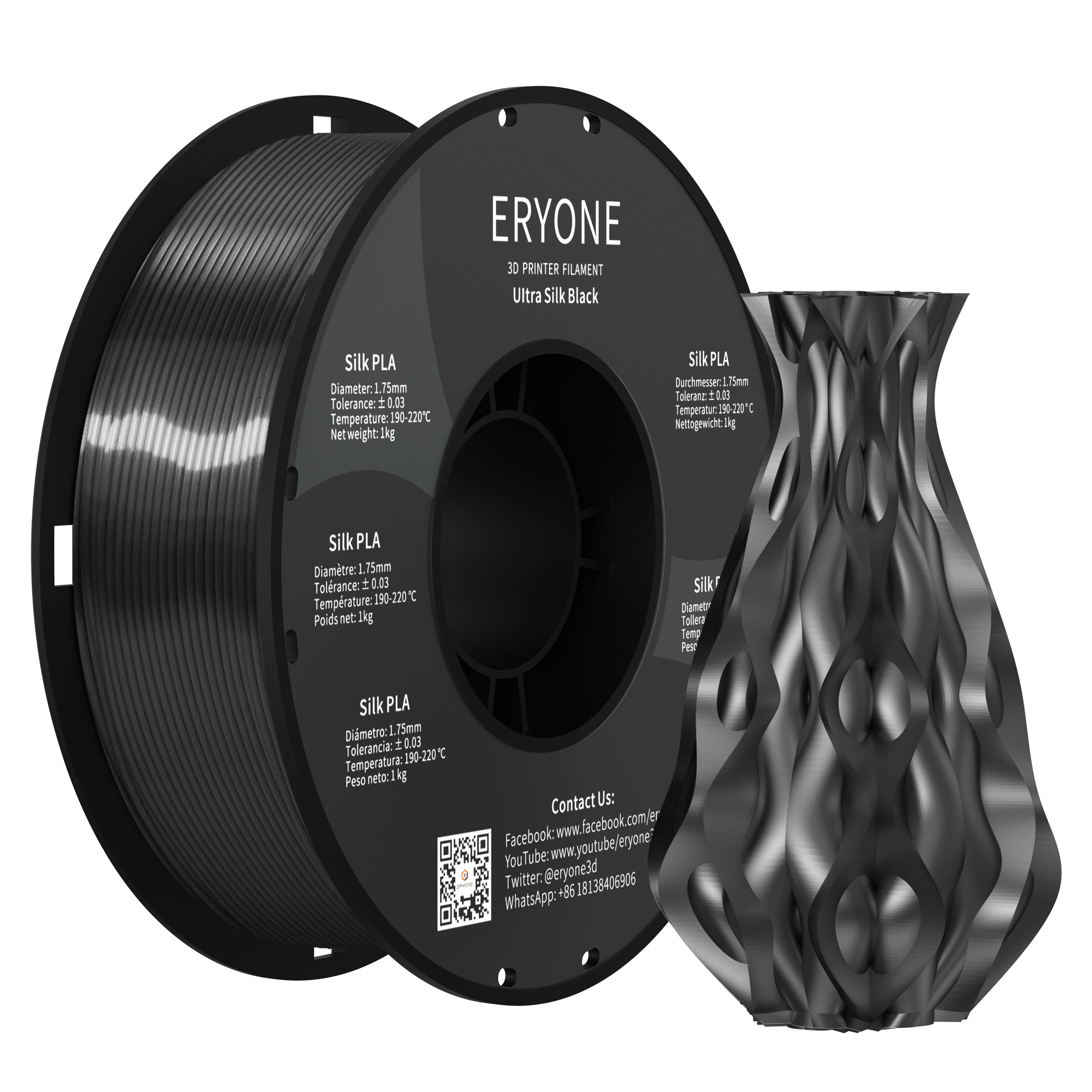 (UK only)Pre-sale- ERYONE All Series PLA 3D Filament 1kg +FREE SHIPPING(MOQ:20 rolls,can mix color)