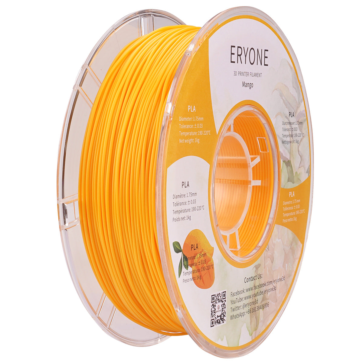Pre-sale ERYONE 1kg (2.2LBS)/Spool 1.75mm Scented 3D Printer Filament, Dimensional Accuracy +/- 0.05 mm